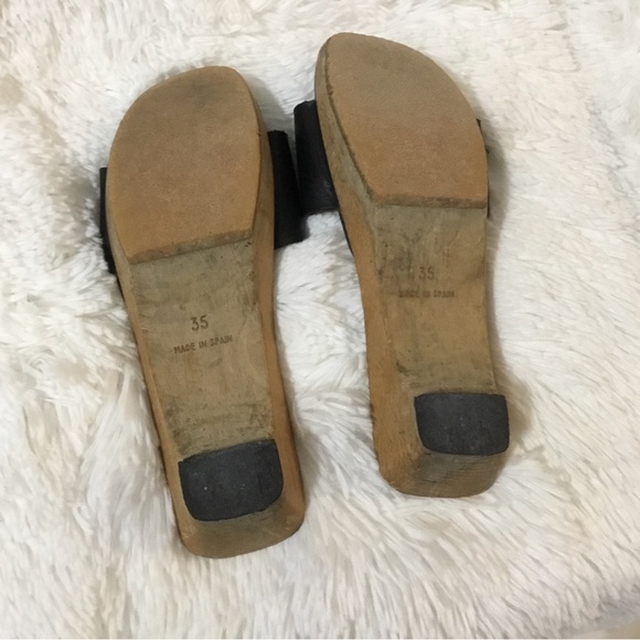 Hermes Black Leather Women's Sandals - Picture 9 of 11